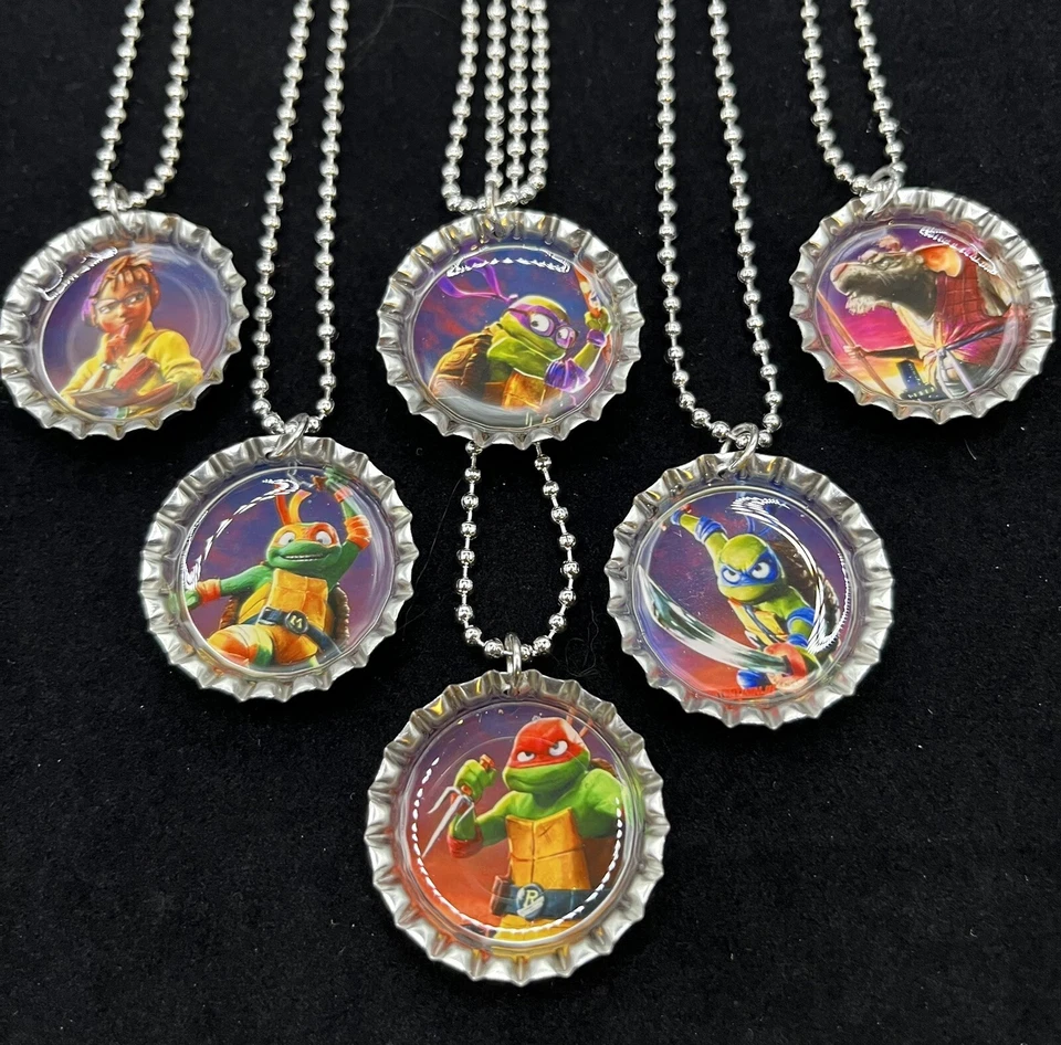 Ninja Turtle / Party supplies/ 6 Necklaces / Birthday Favors / Easter / TMNT - Image 1 of 1