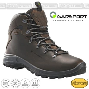 Scarpe GARSPORT STELVIO WATERPROOF Suola VIBRAM Scarponcini Trekking Boots Pelle - Imagen 1 de 2