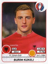 Panini sticker football European Championship Euro 2016 No. 79 Burim Kukeli Shqiperia picture NEW PRODUCT