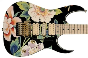 Guitar Skin Axe Wrap Re-skin Vinyl Ibanez Jem 77FP Floral Solid Pattern 774 - Picture 1 of 12