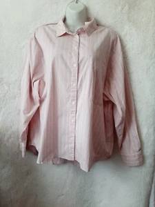 A new day Neu mit Etikett rosa gestreift Knopfleiste Gr. XL Top - Bild 1 von 4