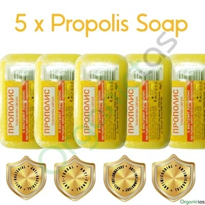 5x Jabón PROPÓLEO Antibacteriano Antifúngico Antiinflamatorio Caspa Milva 60g - Imagen 1 de 12