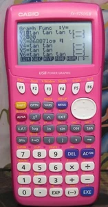 Casio FX-9750GII-PK Graphing Calculator Bright Hot Pink - Picture 1 of 7