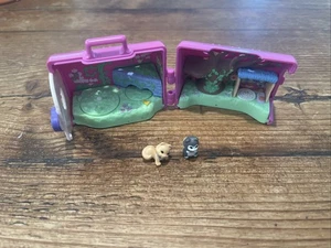 1995 Tonka LPS Littlelest Pet Shop Country Fun with 2 Kittens - Rare! - Picture 1 of 4