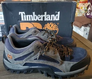 Timberland Pro Mudsill Herren 13W Niedrig Sicherheit Stahlkappe Arbeitsschuhe Blau Grau 61009 - Bild 1 von 8
