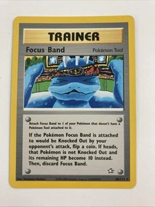 Pokémon Karte Focus Band 1. Edition Neo Genesis 86/111 Non-Holo Rare LP - Bild 1 von 10