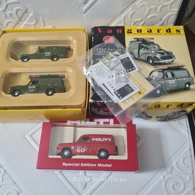 1:43  Vanguards post office telephones service vans  60s set + ford anglia hilti - Image 1 of 4