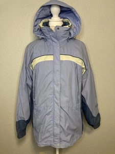 Columbia Ski Jacket Women’s S Removable Liner Interchange Core Blue Zip Hooded - Picture 1 of 13