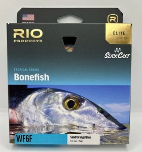 RIO Products Tropical Series Bonefish ELITE WF6F Float Line Sand/Orange/Blue - Picture 1 of 4