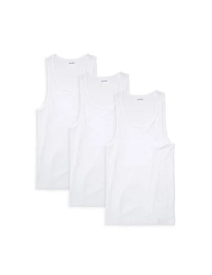 Calvin Klein underwear Men's Cotton Classic 3-Pack Tank Size Small New $65 - Image 1 of 4