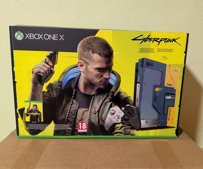Microsoft Xbox One X 1TB - Cyber Punk 2077 Limited Edition inkl. 1TB SSD - Bild 1 von 4