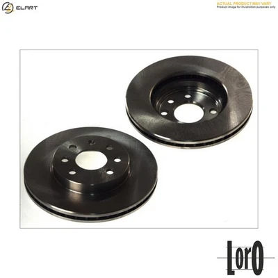 2x BRAKE DISC 231-03-242 FOR FIAT 312A2/199B6.000 0.9L 2cyl 500L55283775 1.2L - Image 1 of 4
