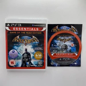 Batman Arkham Asylum Game of the Year Edition PS3 Essentials Handbuch dabei - Bild 1 von 2