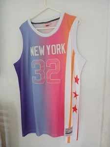 Mitchell & Ness Mens Multicolor Julius Erving #32 New York Nets Jersey Size Xxl - Picture 1 of 7