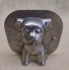 Vintage Dutch Vormenfabriek Chocolate Mold #15555. Sitting Dog/Puppy - 4 Avail. - Picture 1 of 5
