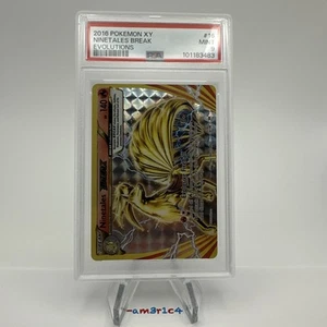 PSA 9 como nuevo 2016 Pokemon XY Evolutions #16 Ninetales Break - Imagen 1 de 3