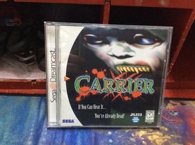 Carrier Game for Dreamcast 2000 Complete CIB w/Manual.