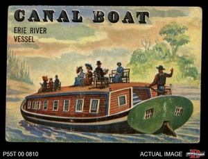 1955 Topps Rails & Sails #141 Canal Boat 2 - GOOD - Picture 1 of 9