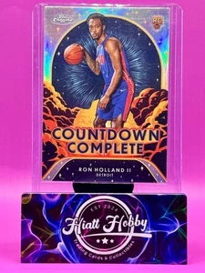 2024-25 Topps Chrome - Ron Holland II #CC-14 - Countdown Complete - Refractor - Picture 1 of 2