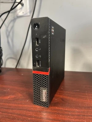 Lenovo ThinkCentre M715Q AMD Ryzen 5 2400GE, 8GB RAM, NO SSD/OS/AC ADAPTER #95 - Image 1 of 4