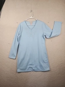 Toffee Apple Shirt Langarm blau mit Schneemann Gr. L Pullover - Bild 1 von 10