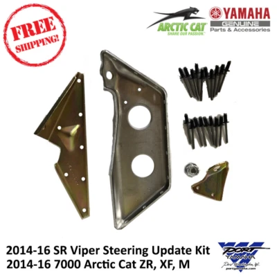 Steering Post Mounting Bracket Upgrade Kit 2014-16 SR Viper, Cat 7000 ZR XF M - Image 1 of 4