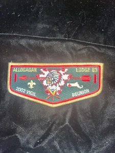 ALLOGAGAN LODGE 83 - 2002 Vigil Reunion Flap - Bild 1 von 1