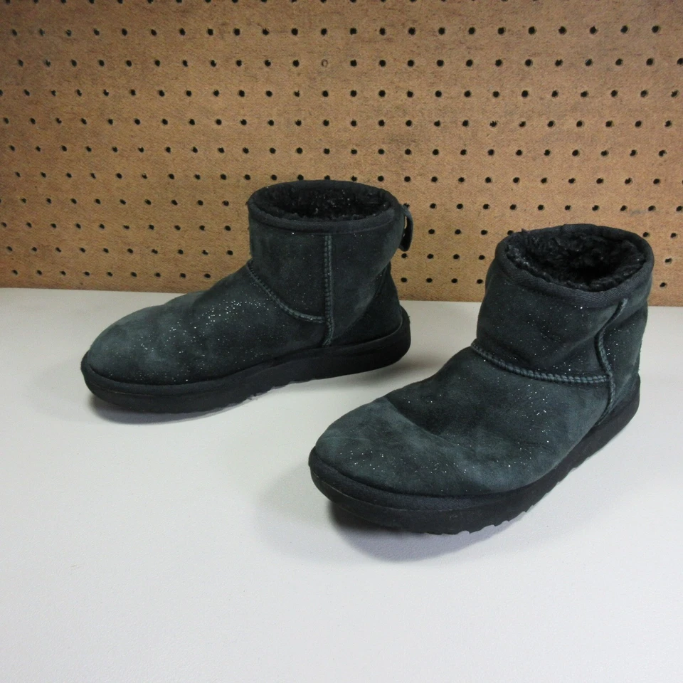 Botas UGG femininas jeans mini Via Láctea glitter 7 M 1104110 - Imagem 1 de 4