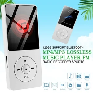 128GB Support Bluetooth MP4/MP3 Lossless Mic Player FM Radio Recorder Sport - Picture 1 of 21