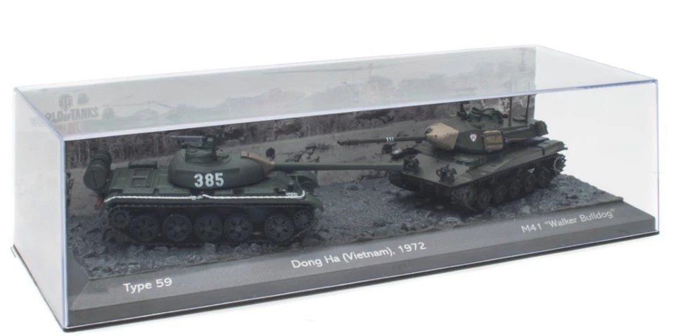 Tanks Collection Vietnam 1972 -Type 59 vs M41 "Walker Bulldog"- 1:72 - Immagine 1 di 1