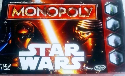 Star Wars Monoply 2015 Edition Hasbro Near New Condition All pieces Included - Image 1 of 4