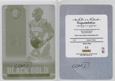 2012 Panini Gold Standard Black Threads Printing Plate Yellow 1/1 Jameer Nelson