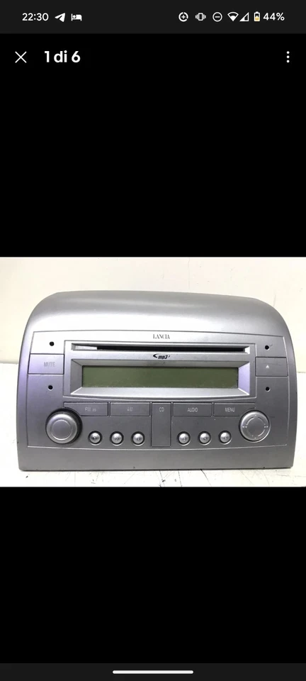 AUTORADIO LANCIA YPSILON 2006 - Immagine 1 di 1