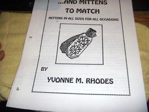 Brother Knitting KH-940-930-965i Pattern Knitting Machines MITTENS MATCH - Picture 1 of 2