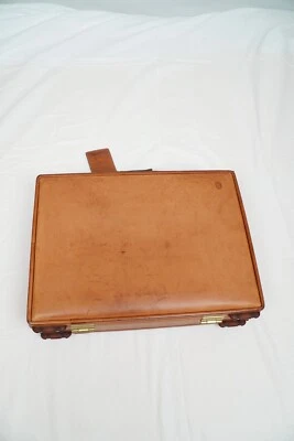 Vintage Hartmann Belting Leather Attache Case with Brass Combination Lock – Clas - Image 1 of 4
