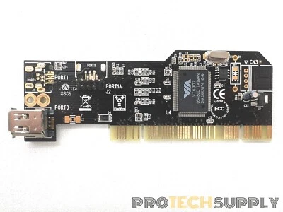 SYBA SD-VIA-FW1E1H 1-Port Firewire PCI Host Card without Bracket with WARRANTY - Image 1 of 3