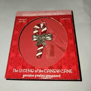 Ornament Limited Edition "Legend Of The Candy Cane" Pewter Gloria Duchin Inc USA - Picture 1 of 2