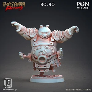 Bo-Bo | Pon Village | Kung Fu Panda Clay Cyanide RPG D&D 3D Printed Miniature - Picture 1 of 2