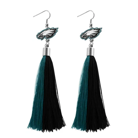 Philadelphia Eagles Tassel Earrings NFL Authentic Made by Little Earth New Bag Cover