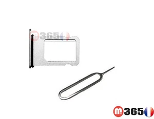 TIROIR CARTE SIM iphone8 ( caddy SIM TRAY) IPHONE 8 support sim argenté - Imagen 1 de 1