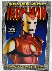 Silver Age IRONMAN Marvel Mini Bust Bowen Designs 3887/4000 - Picture 1 of 11