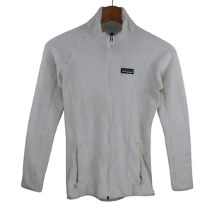 Patagonia R2 Fleece Jacket Womens XS Birch White Polartec Regulator Full Zip - Picture 1 of 9