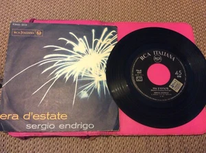 Sergio Endrigo - Era d’estate - 7” Vinyl 45rpm Italian Record - Picture 1 of 2
