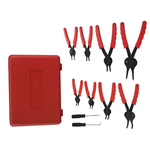 10Pc Snap Ring Pliers Set For Auto Brake Maintenance Circlip Removal Tool - Picture 1 of 12