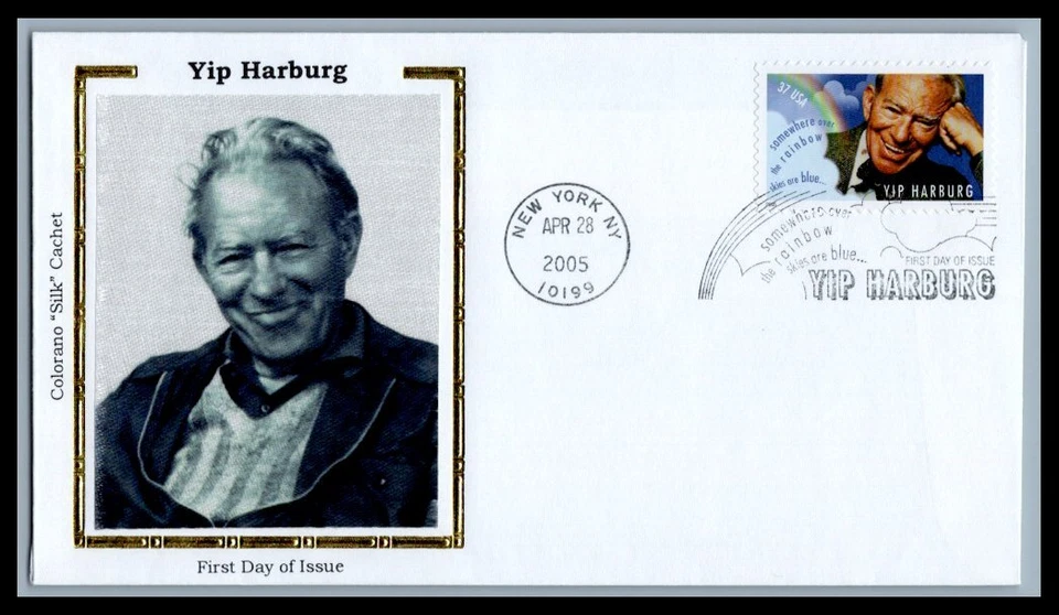 US FDC # 3905 37c Yip Harburg, Lyricist,    Colorano   2005, 9p4852 - Image 1 of 1