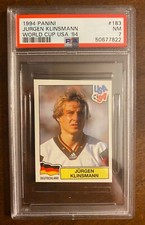 1994 World Cup USA Sticker Jurgen Klinsmann PSA 7