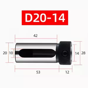 D20-14 Portautensili riduttore tornio CNC a forma di U manicotto riduttore trapano - Foto 1 di 6