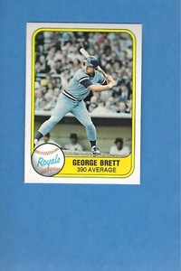 1981 Fleer #655 George Brett HOF NM to MINT Beauty
