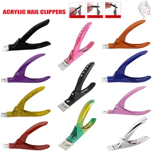 Acrylic False Nail Tip Cutter Clipper Slicer Nails Edge Salon Art Tip Trimmer - Picture 1 of 12