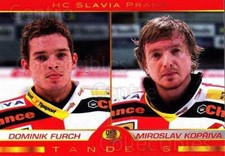 2010-11 Czech OFS Premium Tandems Blue #13 Dominik Furch, Miroslav Kopriva